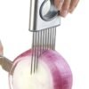 21W Multifunction Stainless Steel Onion Cutter Chopper & Slicer