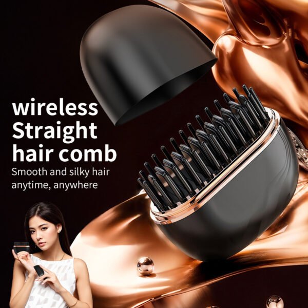 Mini Hair Straightening Wireless Comb