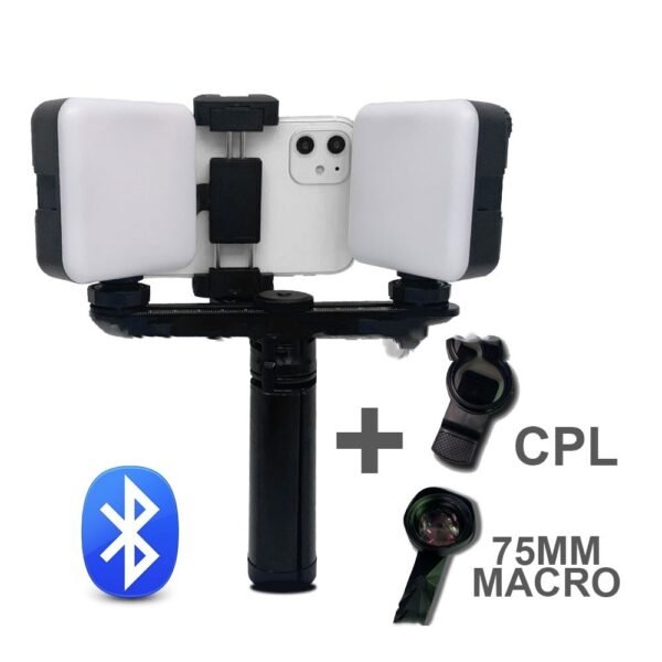 12w LED Phone Shooting Light | Fill-In Lighting Bracket for Video & Photos