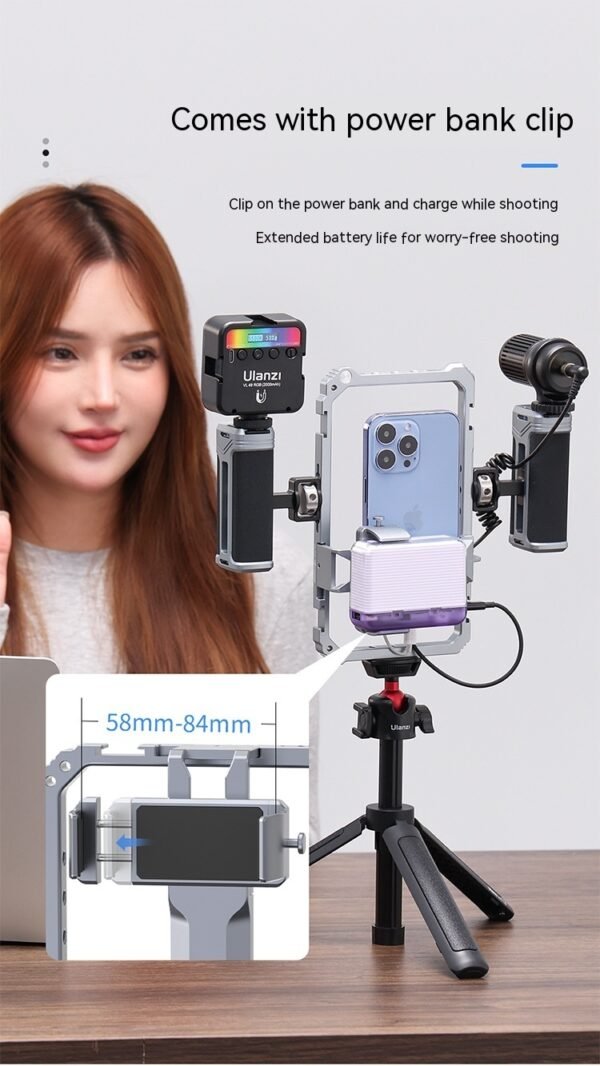 6.0L Universal Professional Mobile Phone Rabbit Cage Perfect for Video & Filmmaking