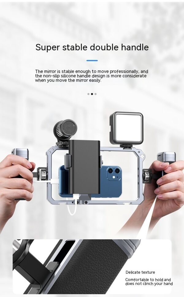 6.0L Universal Professional Mobile Phone Rabbit Cage Perfect for Video & Filmmaking