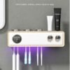 123. UV Toothbrush Sterilizer | Intelligent Wall-Mounted Disinfection & Drying