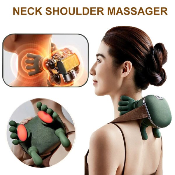 Stunning Electric Neck and Shoulder Massager - No.1 Wireless Pain Relief & Relaxation