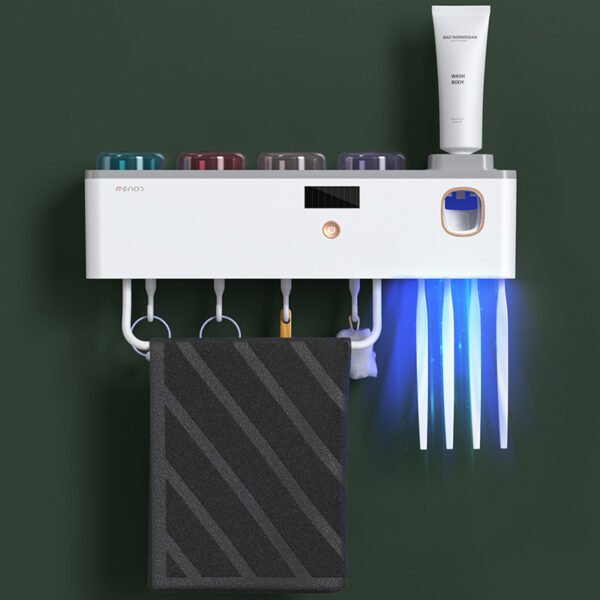 12.0 UV Toothbrush Rack | Smart Multifunctional Medical-Grade Ultraviolet Germicidal Sterilizer