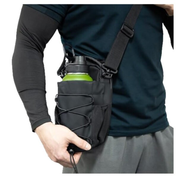 Magnetic Gym Water Bottle Bag Holder – Built-In Magnet Sleeve Pouch" – Trendi's