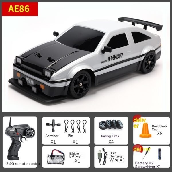Rc Remote Control Car AE86 Four-wheel Drive High-speed Drift Racing Car