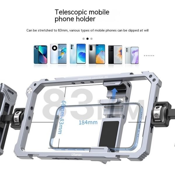 6.0L Universal Professional Mobile Phone Rabbit Cage Perfect for Video & Filmmaking