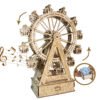 3D wooden music box puzzle – “You Are My Sunshine” Stunning Handmade Model Ferris Wheel